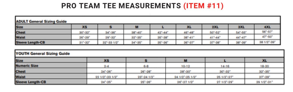 Pro Team Tee